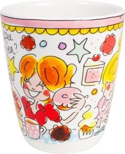 Blond Amsterdam Even Bijkletsen Mok 350 Ml - Roze Rand 11 Blond Amsterdam Even Bijkletsen Mok 350 Ml - Roze Rand -Keuken Verkoop 972x1200 1
